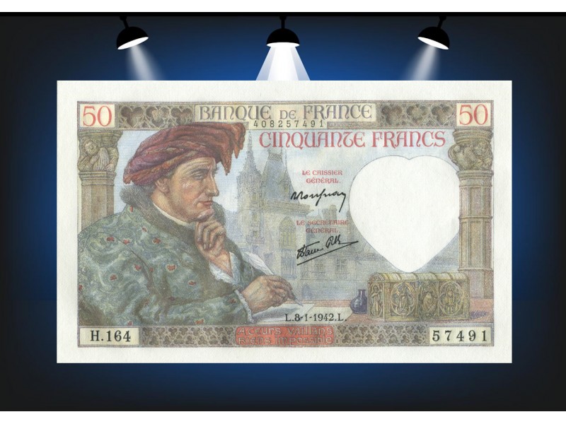 50 Francs  JACQUES COEUR 1942 F.19.18