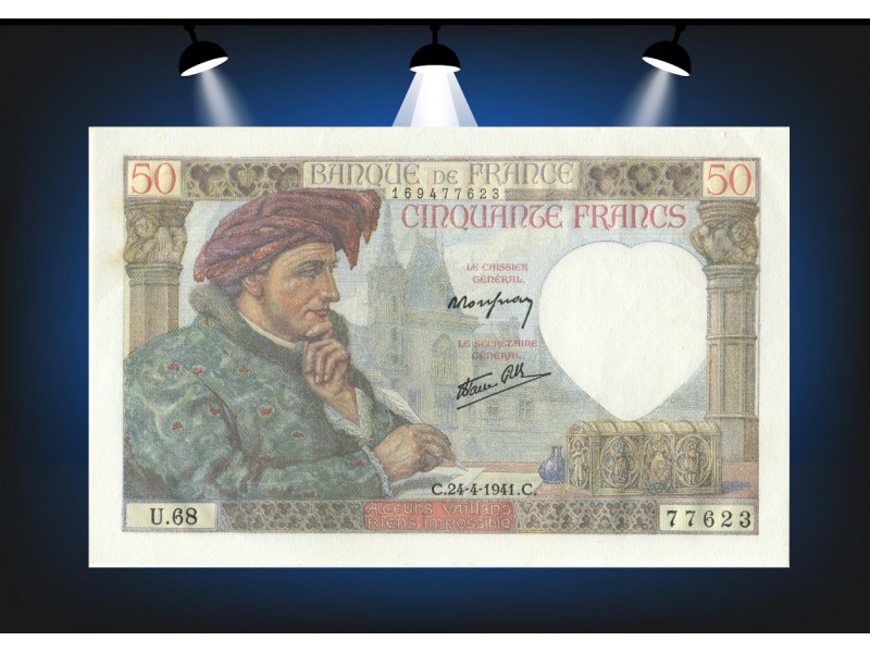50 Francs JACQUES COEUR F19.09 -Alphabet R.167/21172