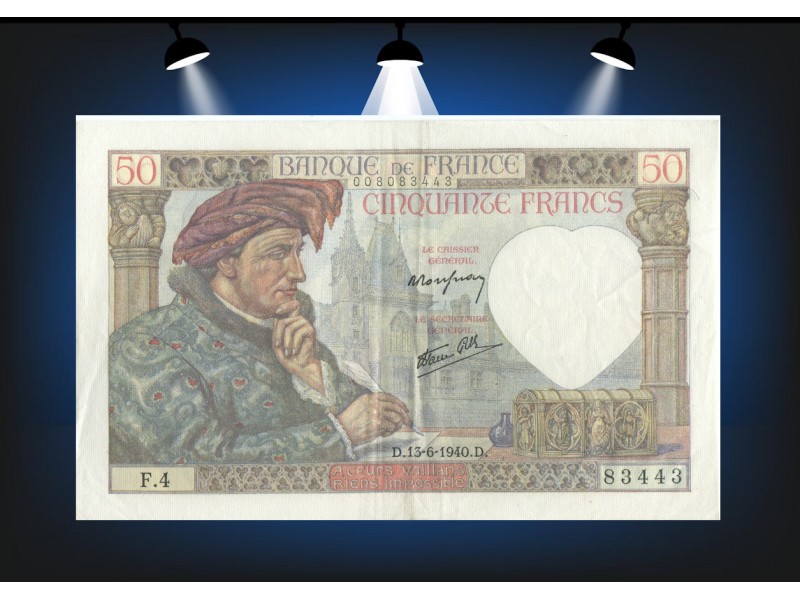 50 Francs JACQUES COEUR F.19.01 - Alphabet...