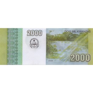 Billet 2000 KWANZAS  ANGOLA  2012 P.157  2