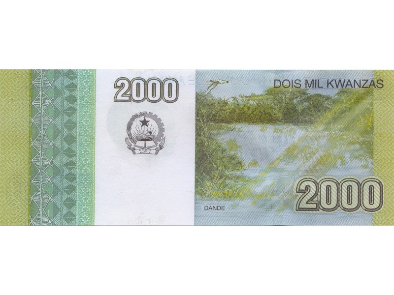 Billet 2000 KWANZAS  ANGOLA  2012 P.157