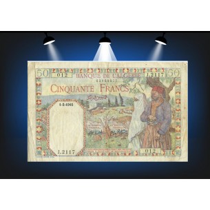 50 Francs ALGÉRIE 1945 P.87