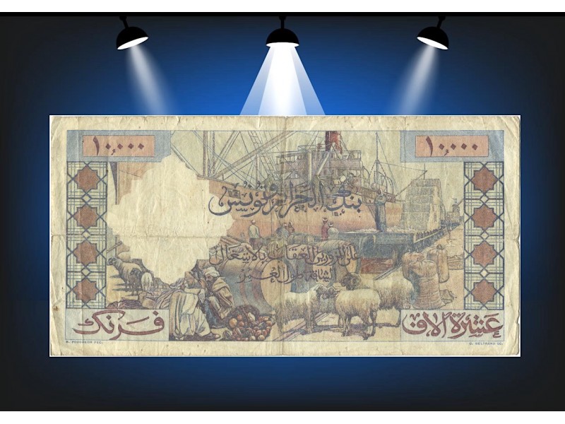 10000 Francs ALGÉRIE 1957 P.110