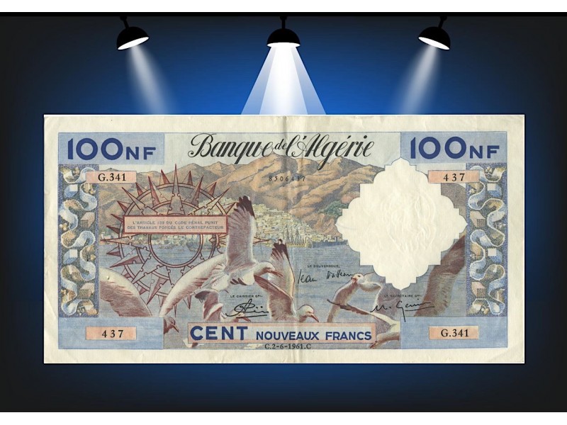 100 Francs ALGÉRIE 1945 P.85a