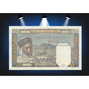 100 Francs ALGÉRIE 1945 P.85a