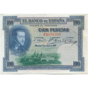 100 Pesetas Espagne 1925 P-69c