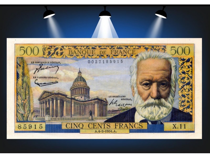 500 Francs VICTOR HUGO 1954 F.35.02 - Alphabet X.11/85915