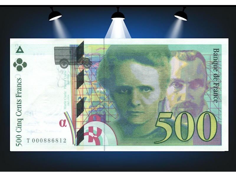 500 Francs Pierre et Marie Curie 1994