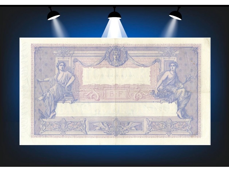 1000 Francs BLEU & ROSE 1921 F.36.37