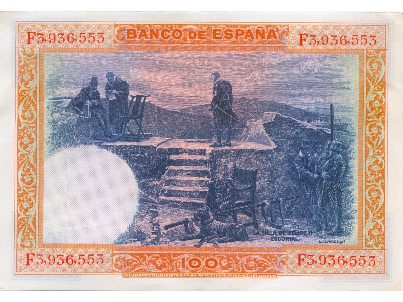 100 Pesetas Espagne 1925 P-69c