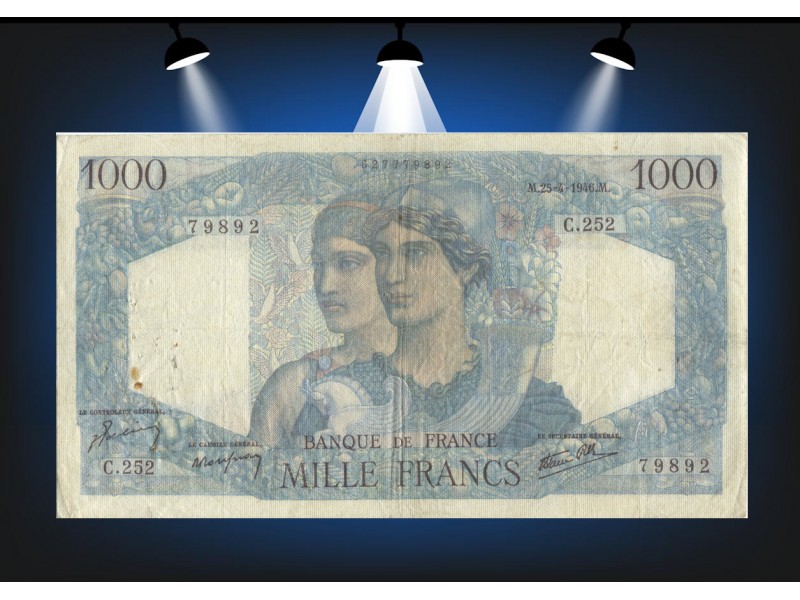 1000 Francs MINERVE ET HERCULE 1946 F.41.13