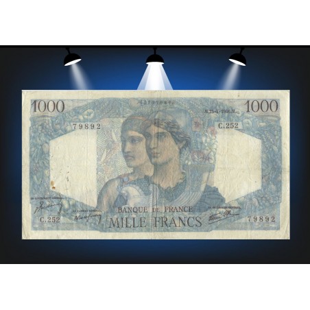 1000 Francs MINERVE ET HERCULE 1946 F.41.13