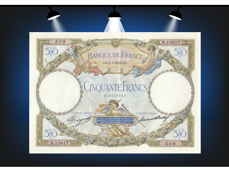 50 Francs LUC OLIVIER MERSON 1933 F.16.04