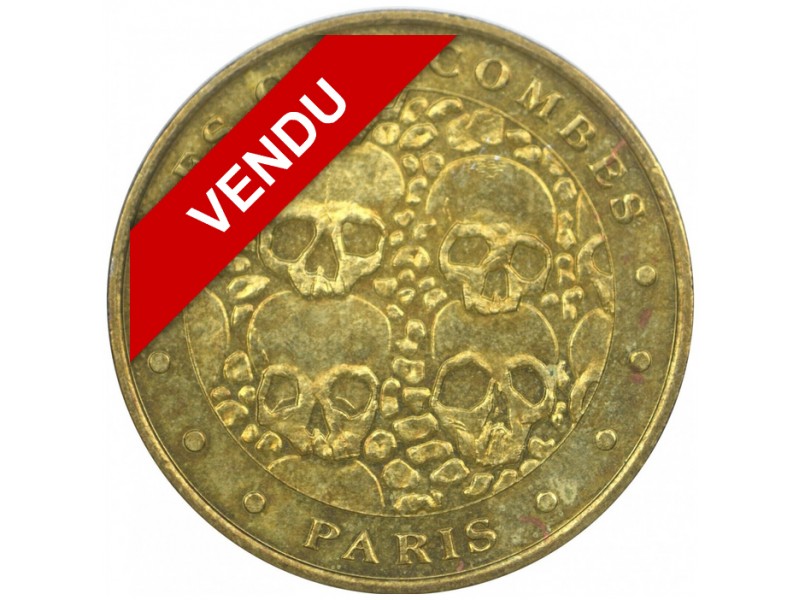 Jeton Touristique, LES CATACOMBES PARIS 1999