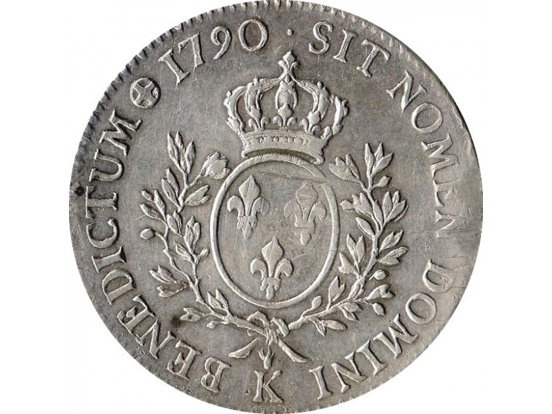 ÉCU LOUIS XVI 1779 Pau dit “aux branches...