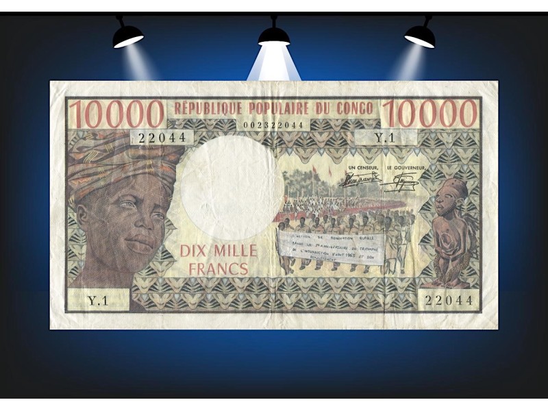 copy of 10000 Francs CONGO 1983 P-7