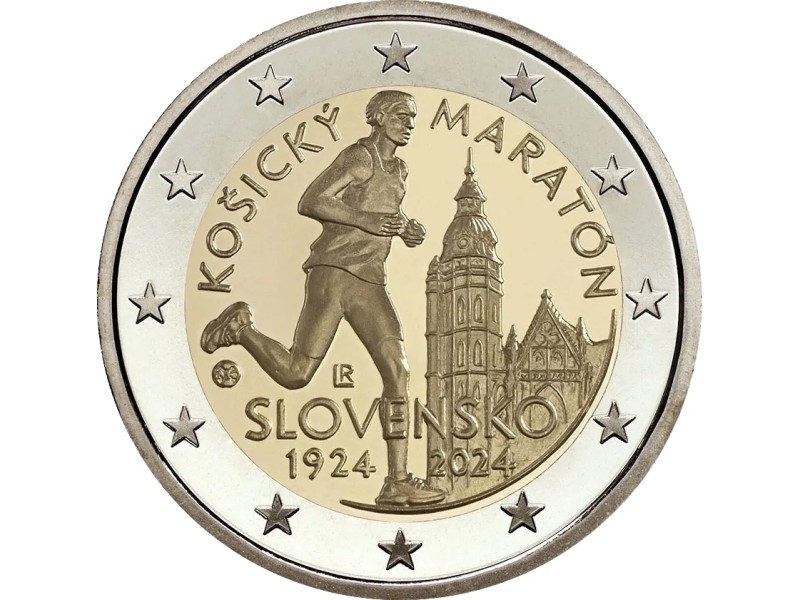 2 Euros SLOVAQUIE 2024  Marathon