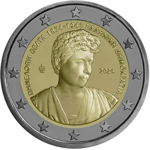 2 Euros GRÈCE 2024 Pénélope DELTA
