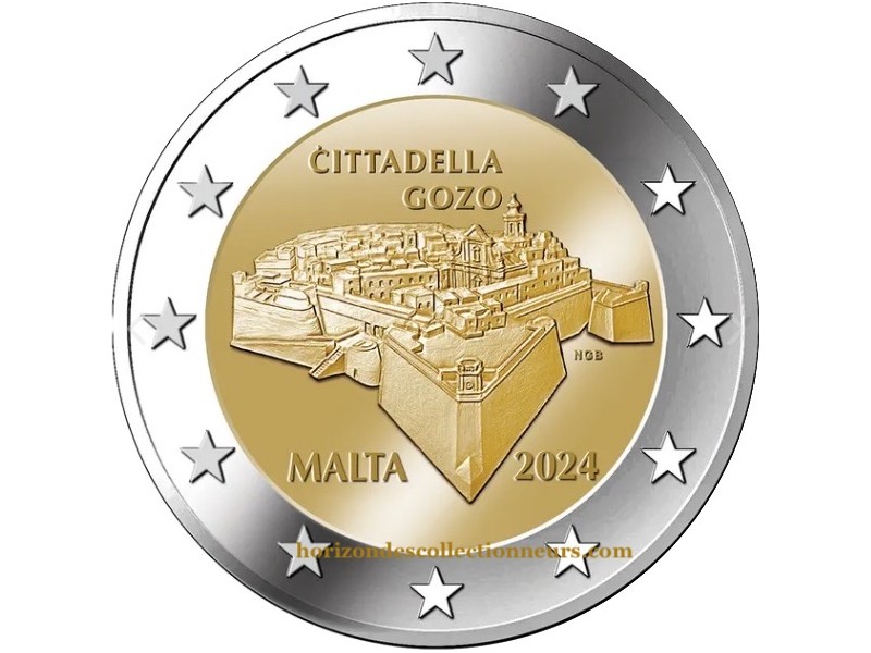 2 Euros MALTE 2024 « Citadelle Gozo »