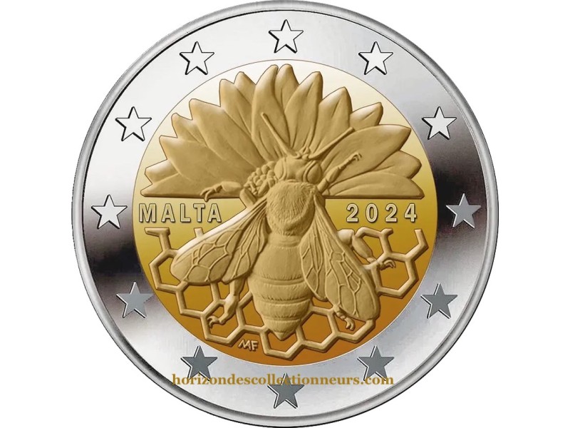 2 Euros MALTE 2024 Abeille