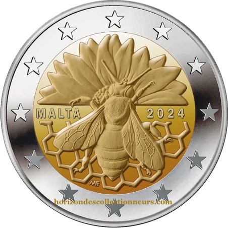 2 Euros MALTE 2024 Abeille