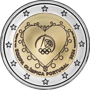 2 Euros PORTUGAL 2024 Jeux Olympique