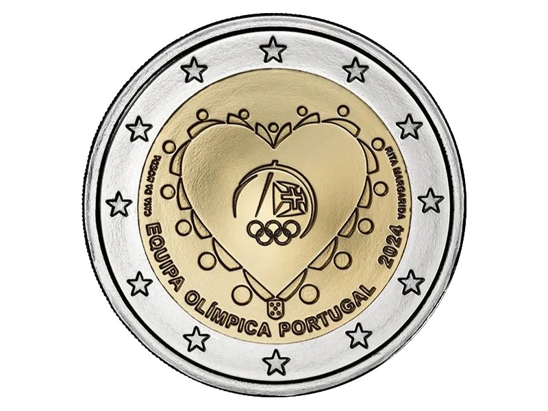 2 Euros PORTUGAL 2024 Jeux Olympique