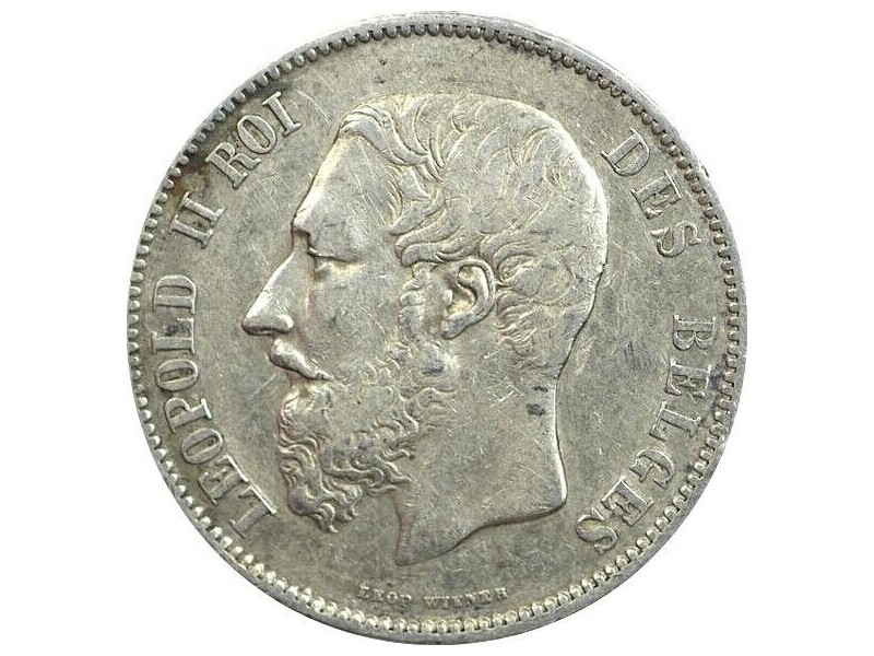 5 Francs Leopold II 1868