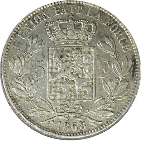 5 Francs Leopold II 1868