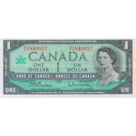 1Dollar CANADA  1967  P.084b   BILLET SUP/EF