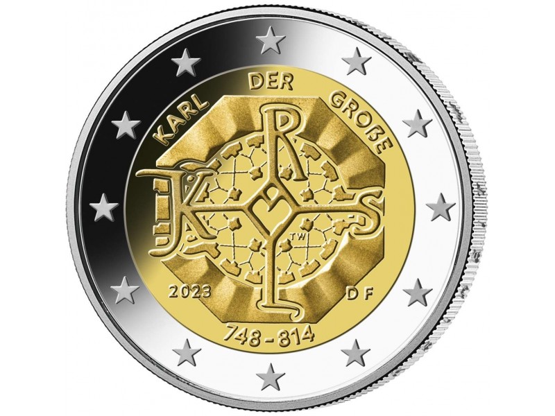 2 Euros ALLEMAGNE 2023 -1275e anniversaire de la naissance de Charlemagne