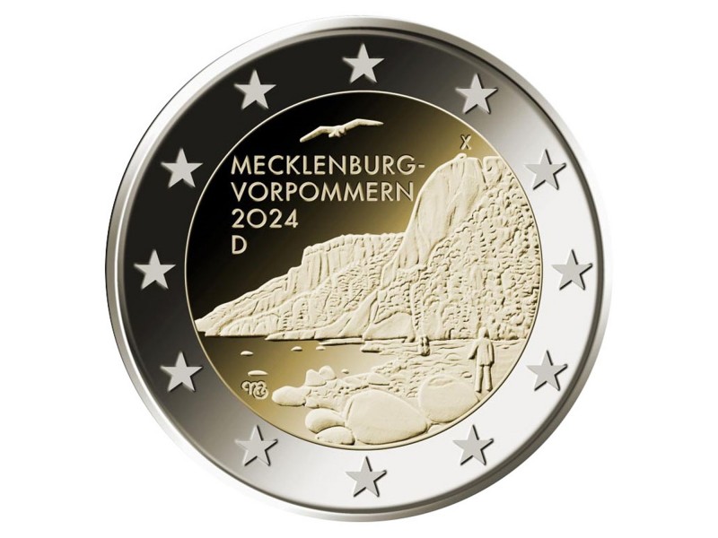 2 Euros ALLEMAGNE 2024 MECKLEMBOURG J