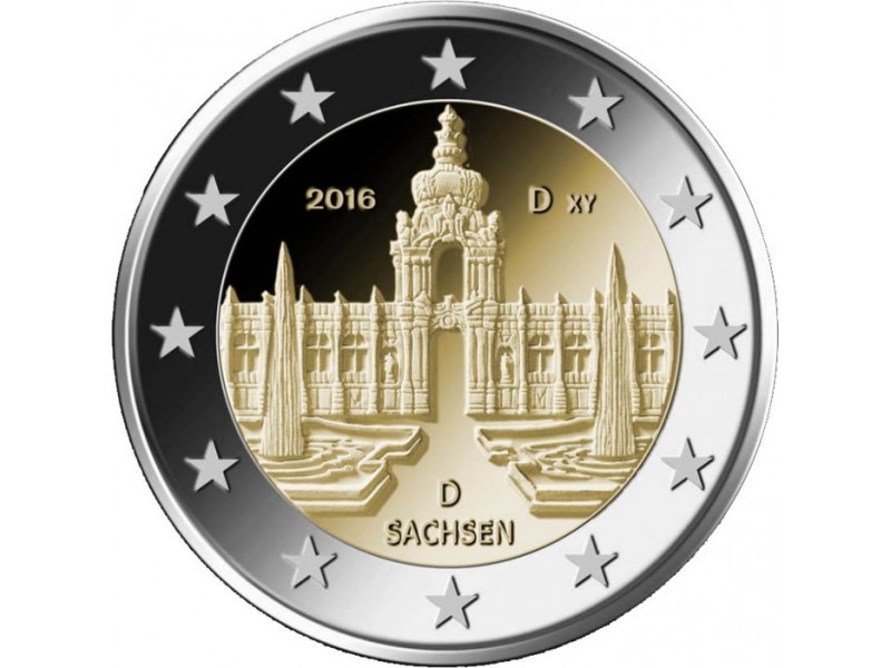 2 Euro commémorative allemagne 2016