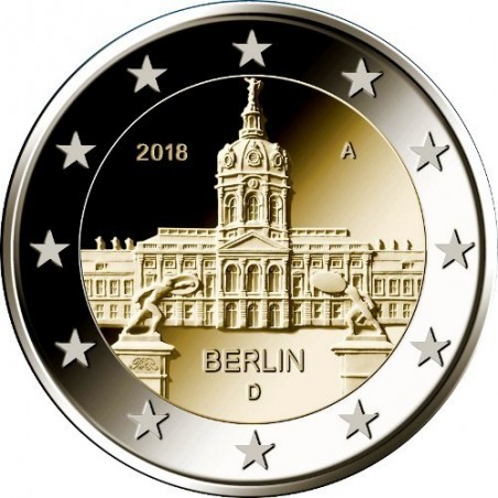 2 Euro Allemagne2018- Château de Charlottenburg