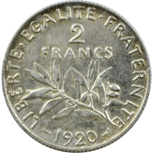 2 Francs Semeuse 1920 2
