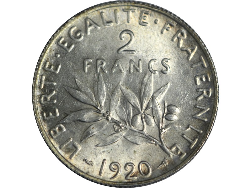 2 Francs Semeuse 1920