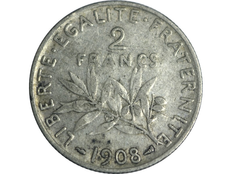 2 Francs Semeuse 1908