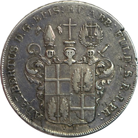 ALLEMAGNE Thaler Fulda Adalbert III Von Harstall 1795