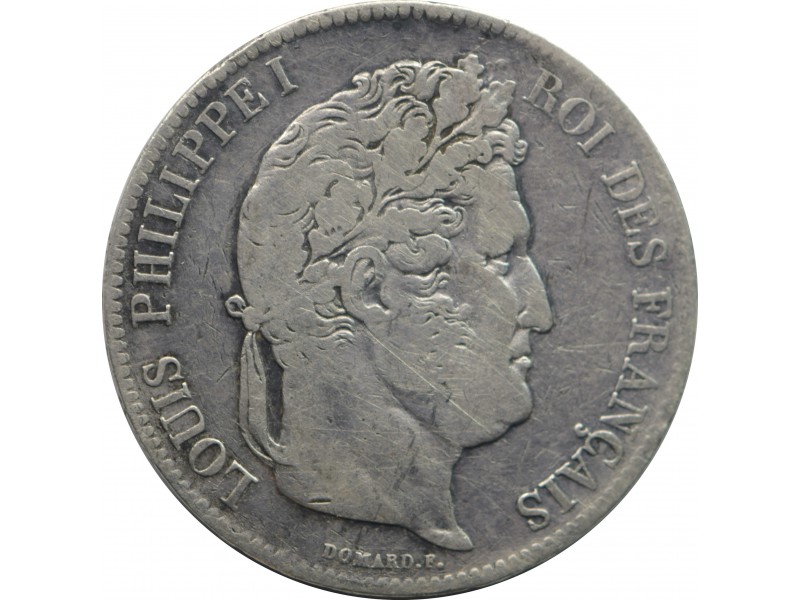 5 Francs LOUIS PHILLIPPE 1er 1837 Lille