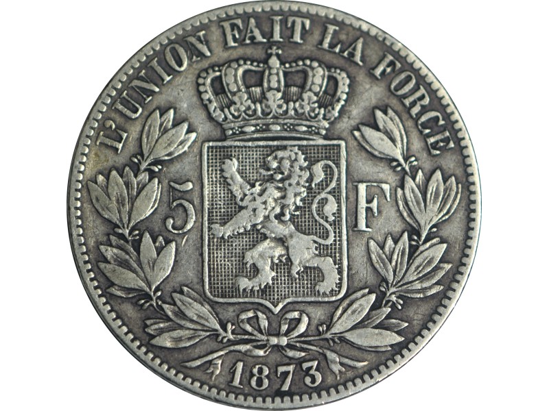 5 Francs LEOPOLD II 1873