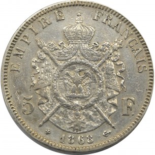 5 Francs Napoléon III 2