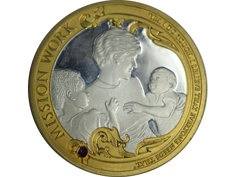 Médaille ROYAUME-UNI  Mission Work, Life and Legacy of Princess Diana