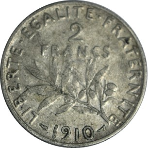 2 Francs SEMEUSE 1910