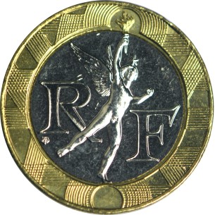 10 francs GÉNIE DE LA BASTILLE 2001