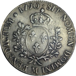 Écu Louis XVI 1790 Orléans 2