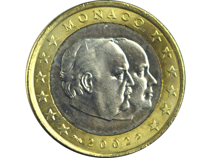 1 Euro MONACO 2002- Portrait Rainier