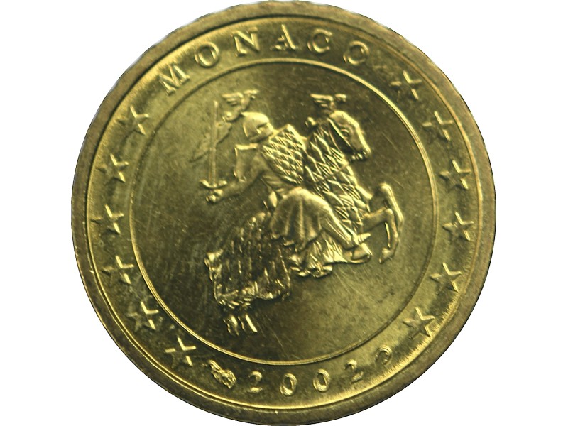 10 Centimes MONACO 2002 -Chevalier Grimaldi