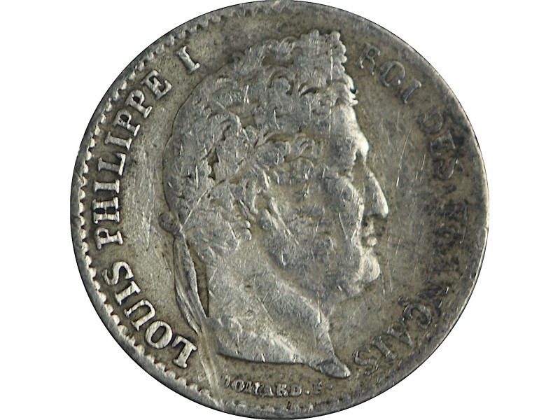 1/4 Franc LOUIS-PHILIPPE 1834 Paris