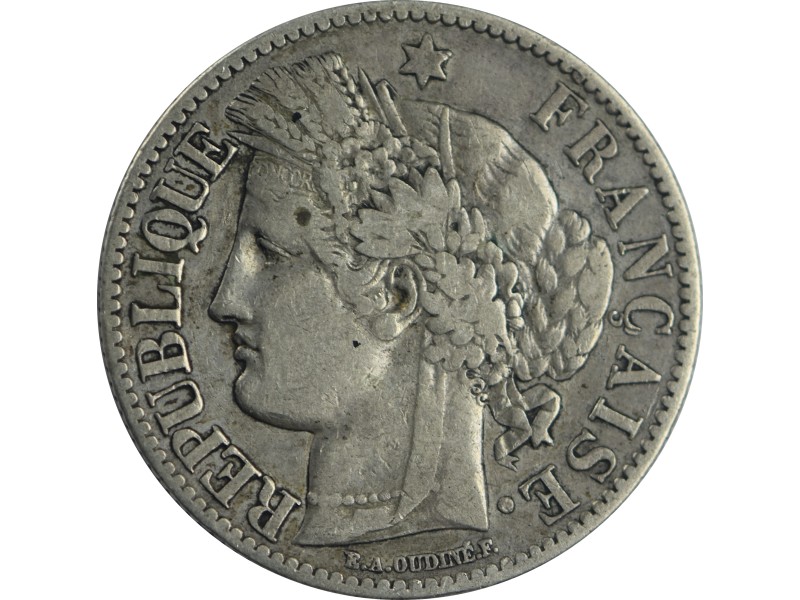 2 Francs CÉRÈS 1873 Paris