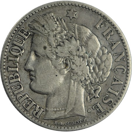 2 Francs CÉRÈS 1873 Paris